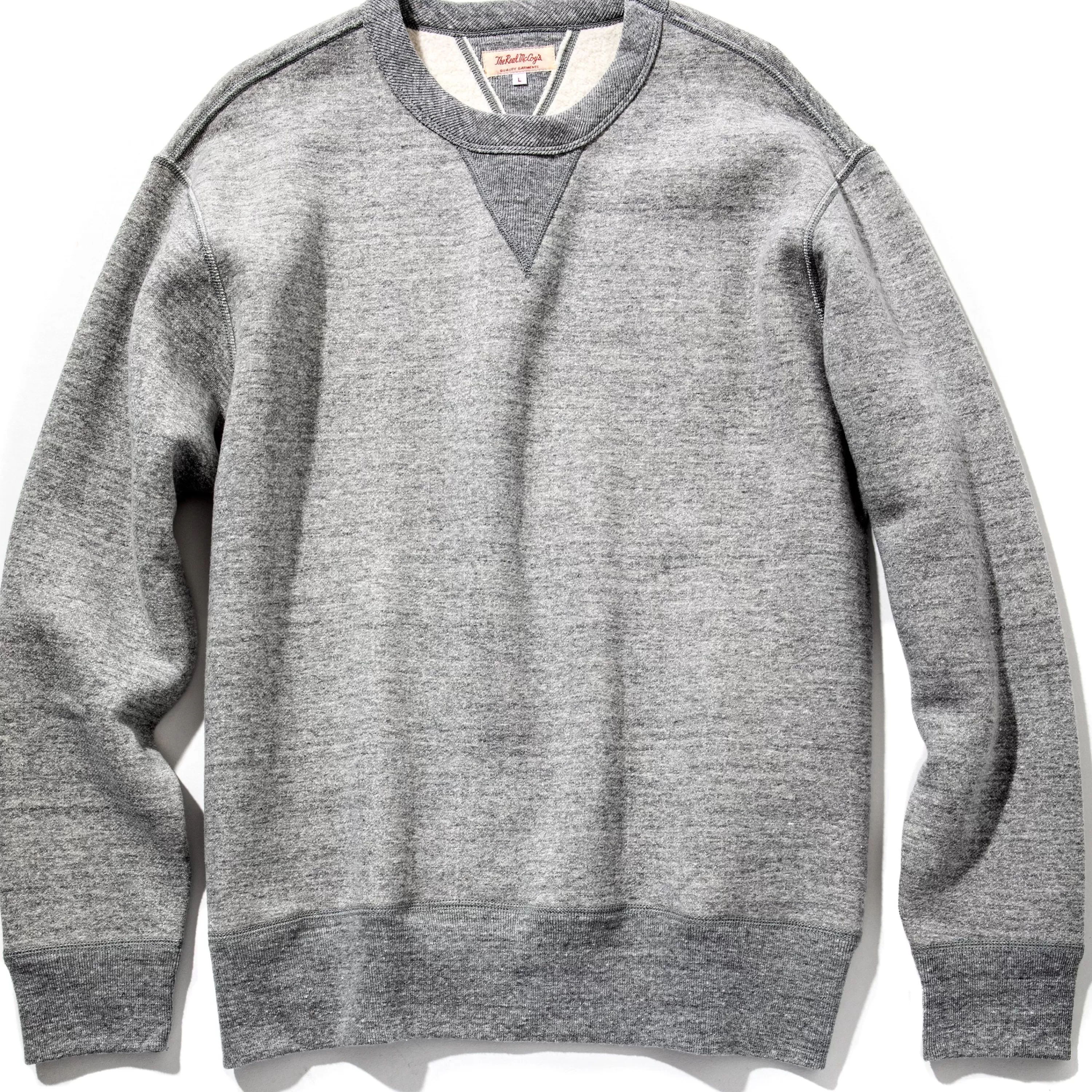 Joe McCoy 10 Oz. Loopwheel Crewneck Sweatshirt 020 Grey Outlet
