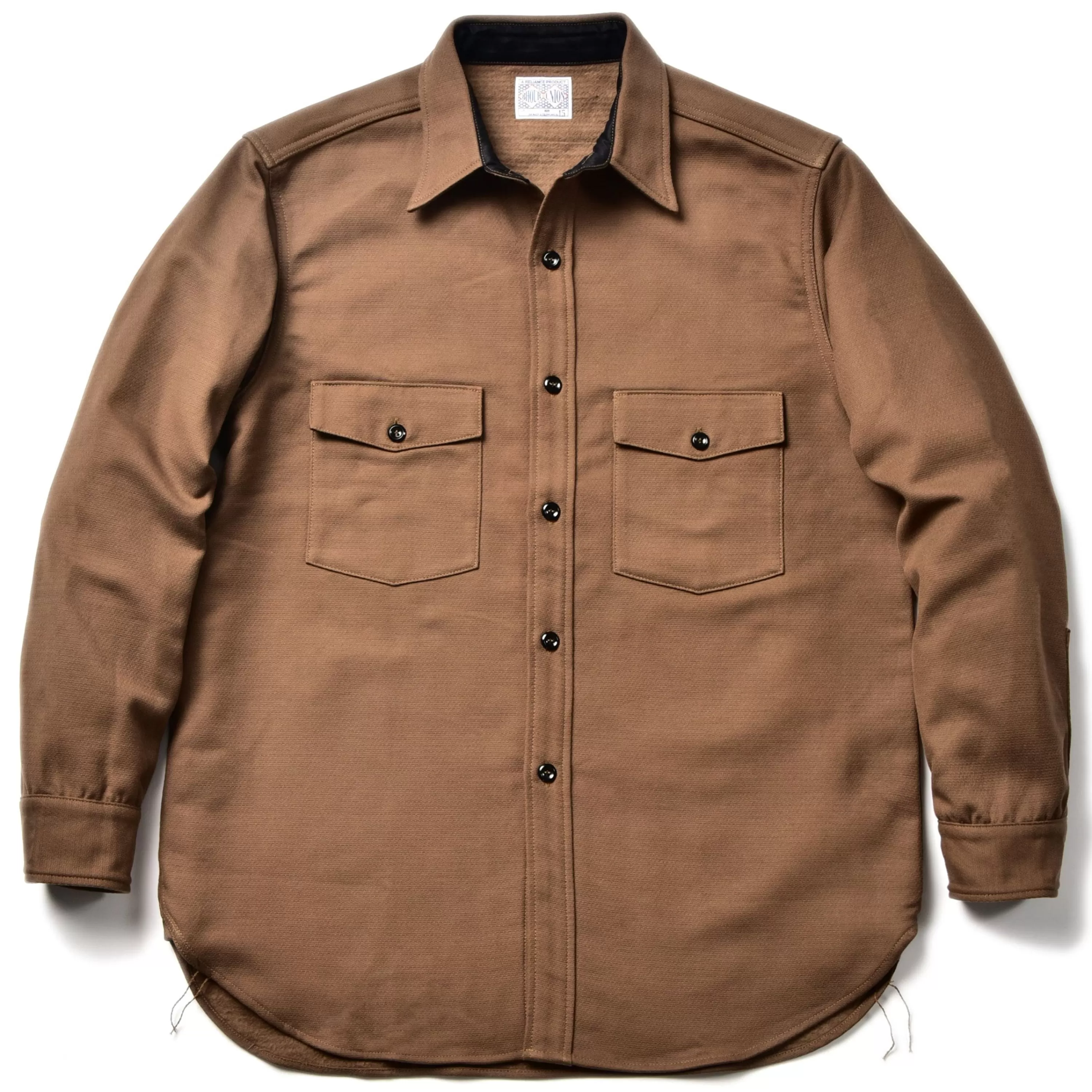 Joe McCoy 8Hu Heavy Moleskin Shirt Brown Cheap
