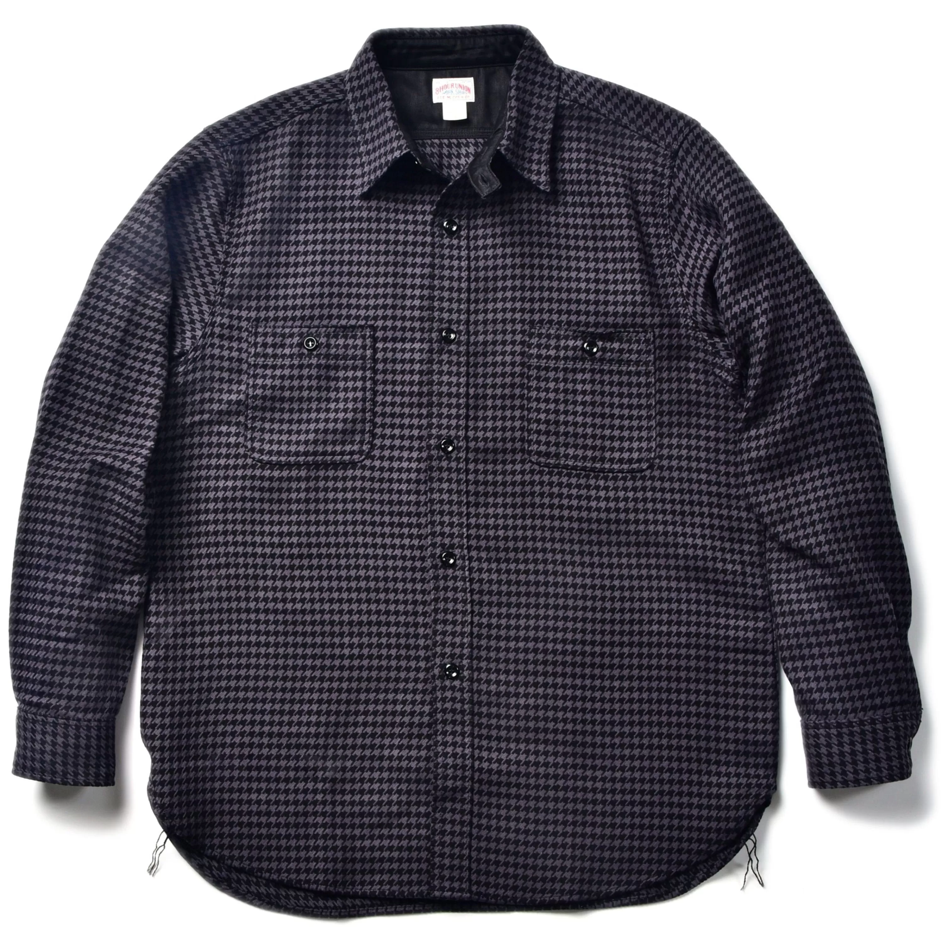 Joe McCoy 8Hu Houndstooth Flannel Shirt 025 Chale Shop