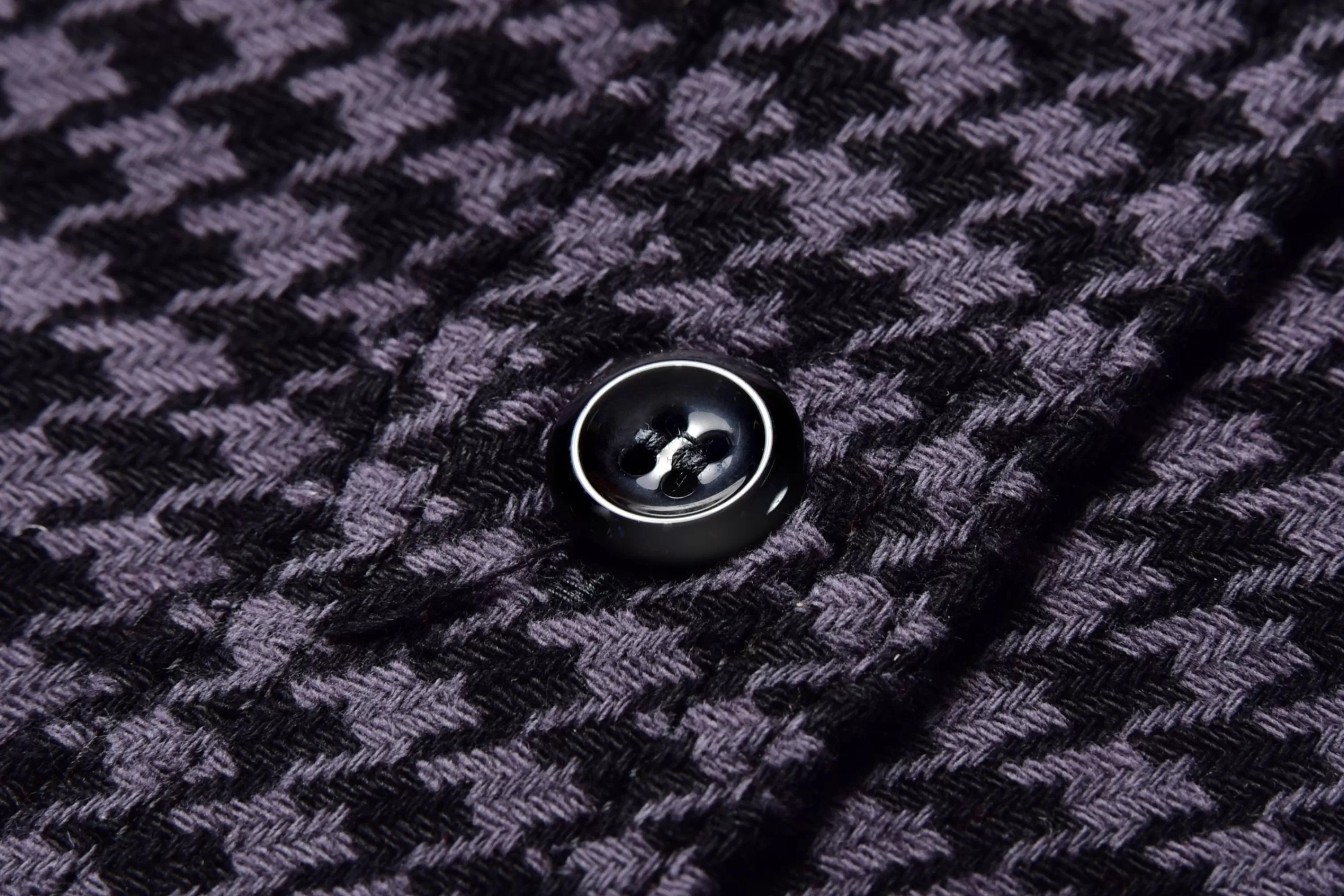 Joe McCoy 8Hu Houndstooth Flannel Shirt 025 Chale Shop