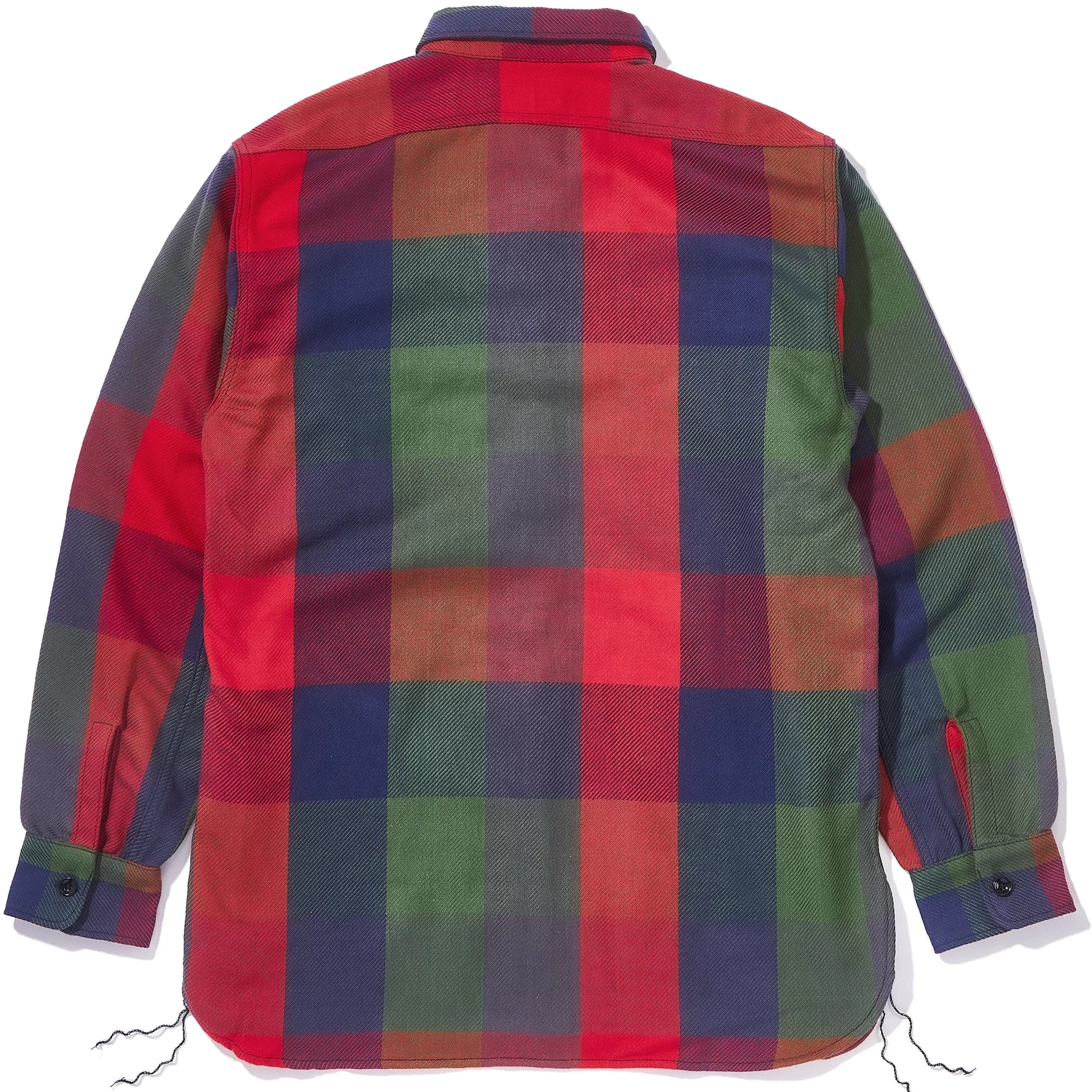 Joe McCoy 8Hu Multicolor Check Flannel Shirt Tri Color Best Sale