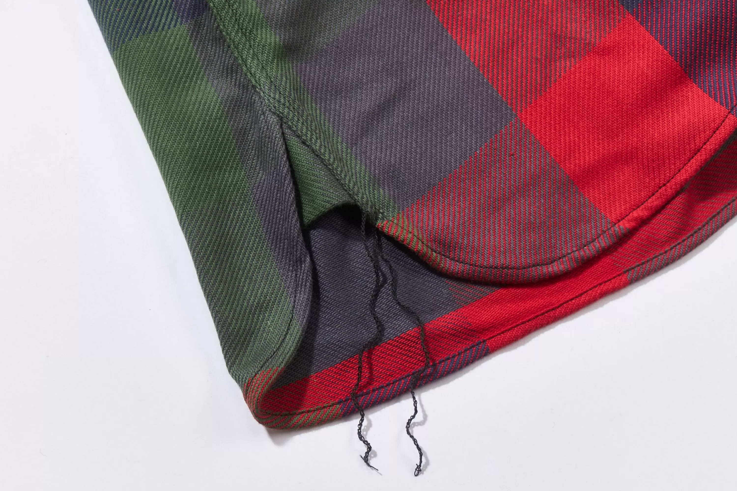 Joe McCoy 8Hu Multicolor Check Flannel Shirt Tri Color Best Sale