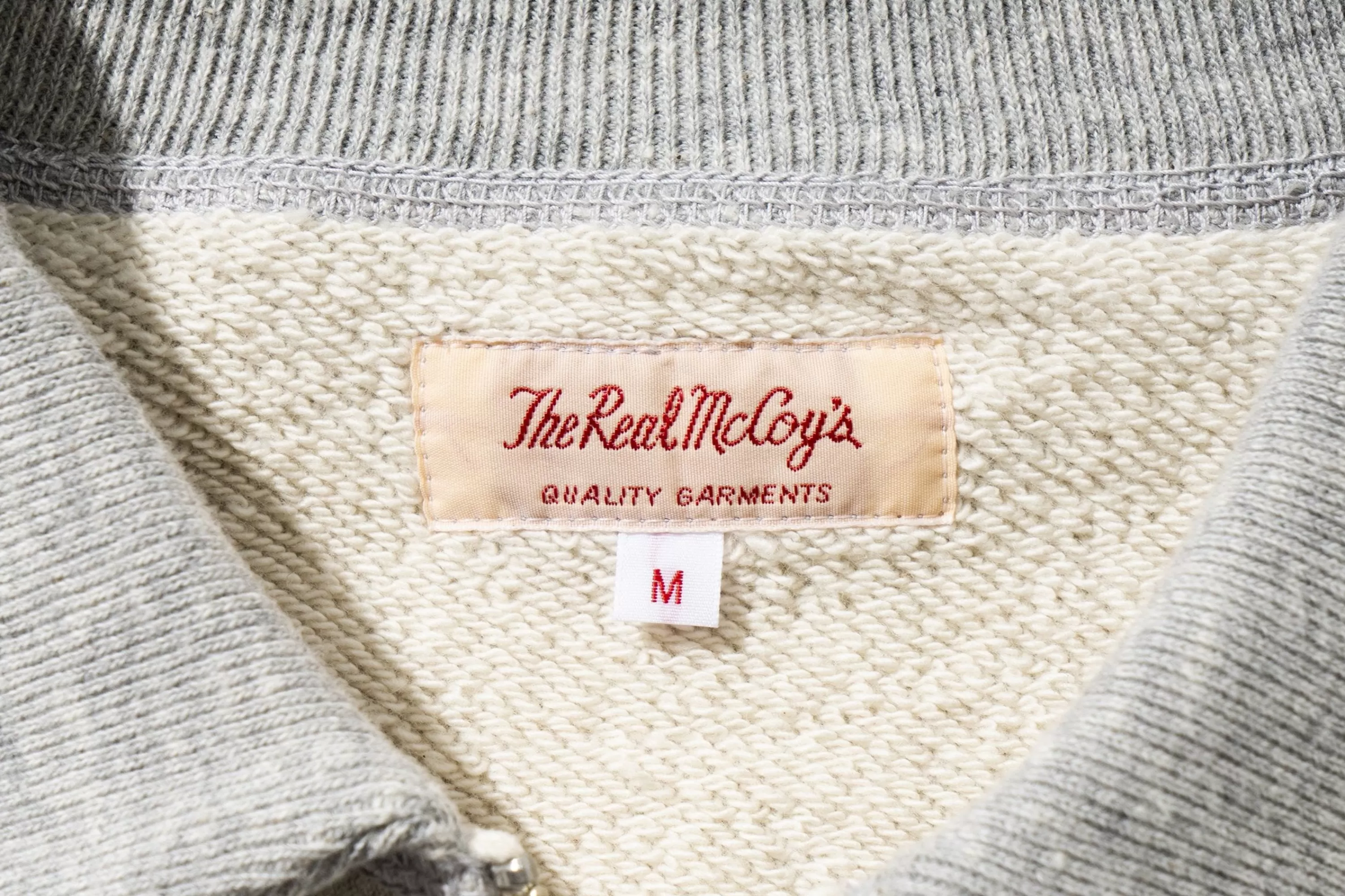 Joe McCoy 9Oz. Loopwheel Quarter-Zip Sweatshirt 028 Ash Grey Outlet