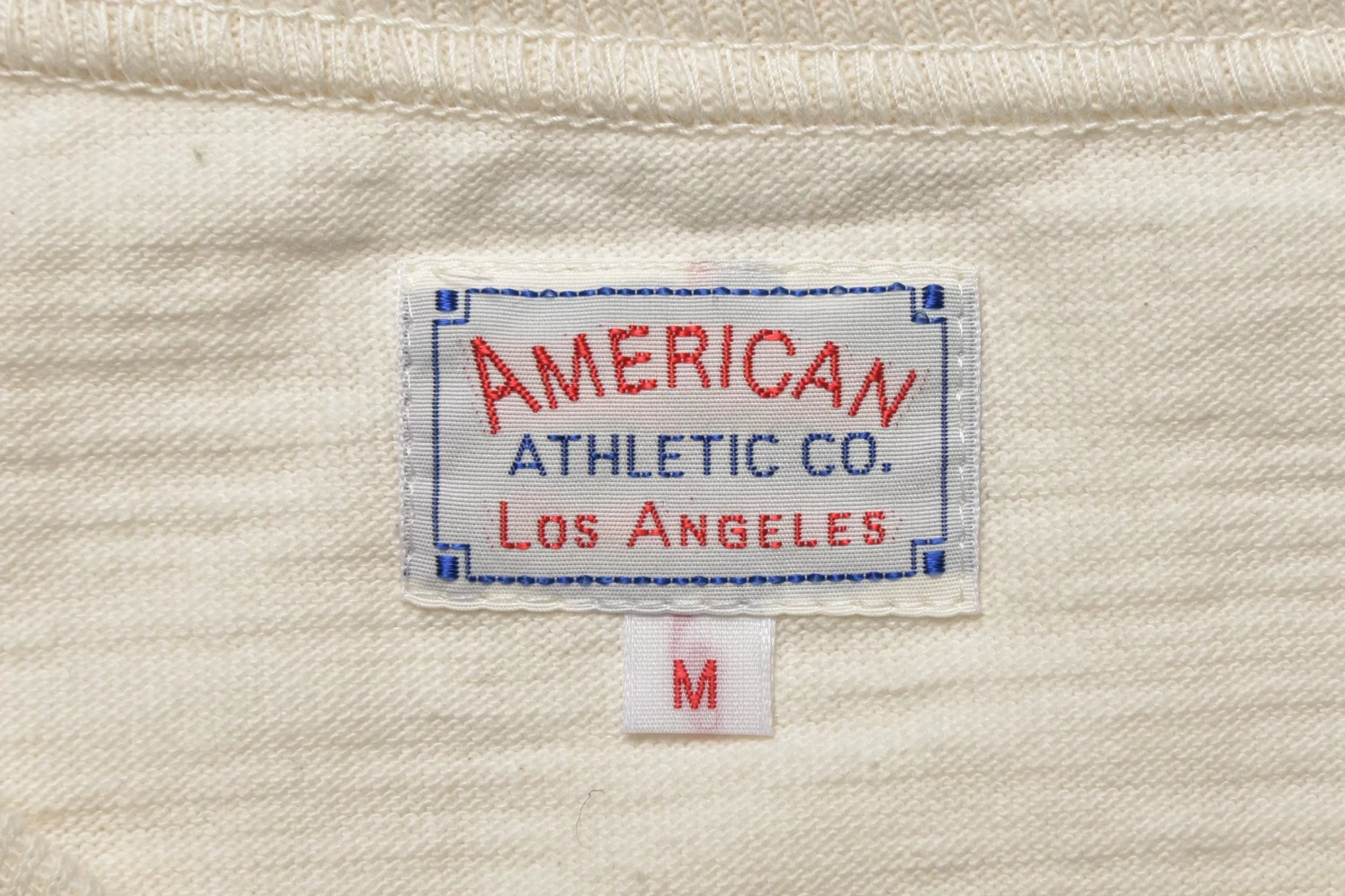 The Real McCoy's American Athletic Tee / Fort Knox 012 Ecru Best