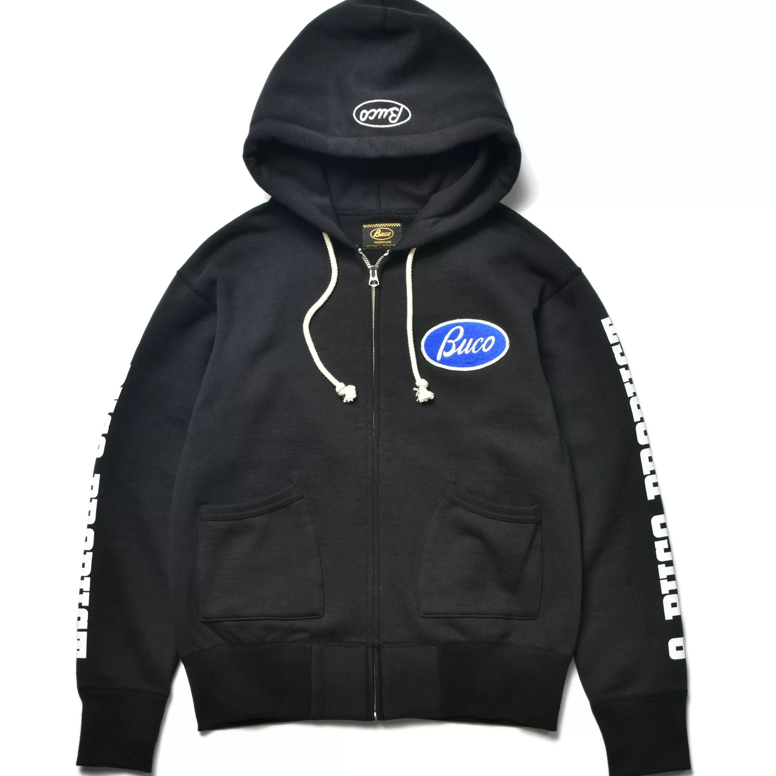 Buco F/Z Sweatshirt / Oval Logo 030 Black Best