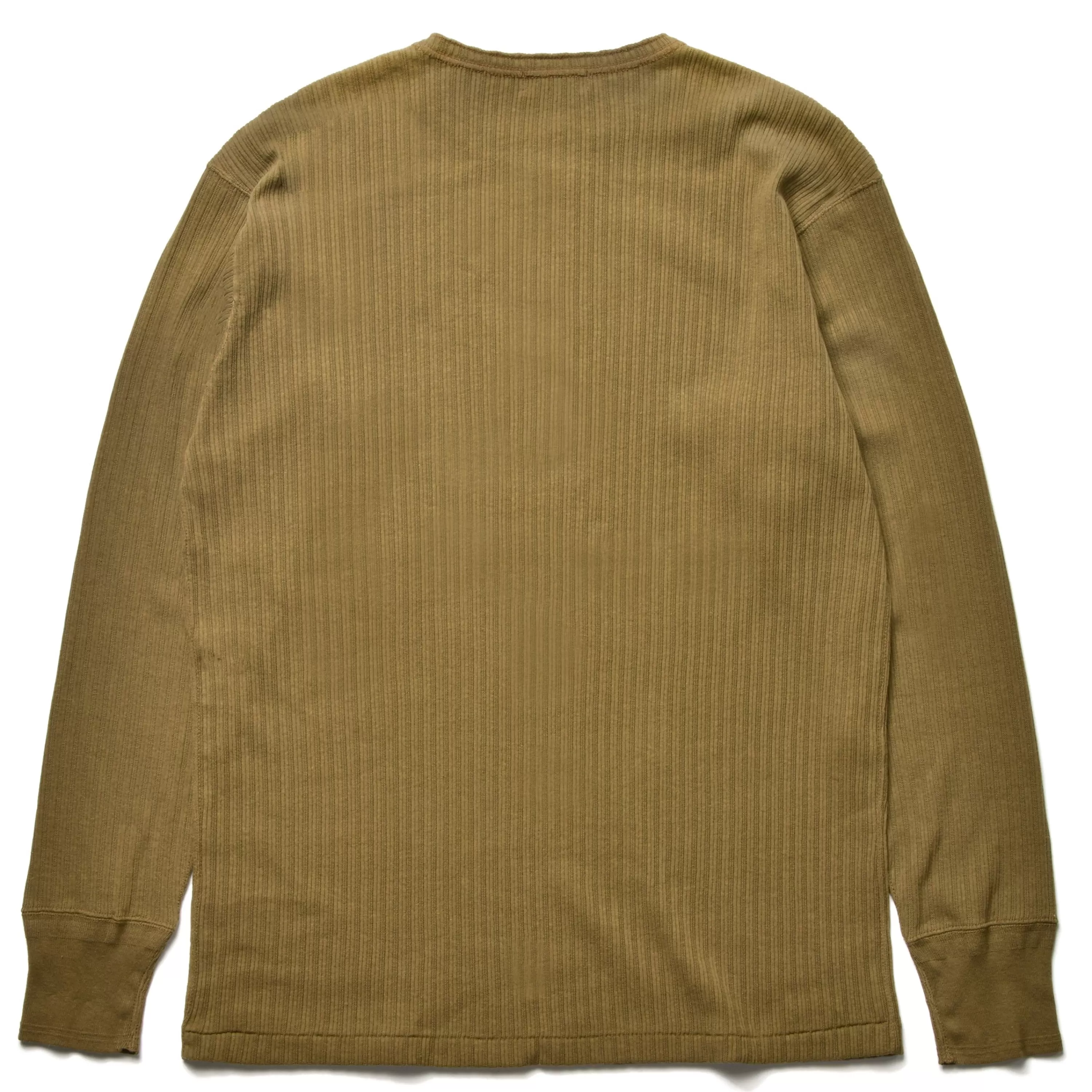 Joe McCoy Double Diamond Eyelet Henley Undershirt 040 Khaki Store
