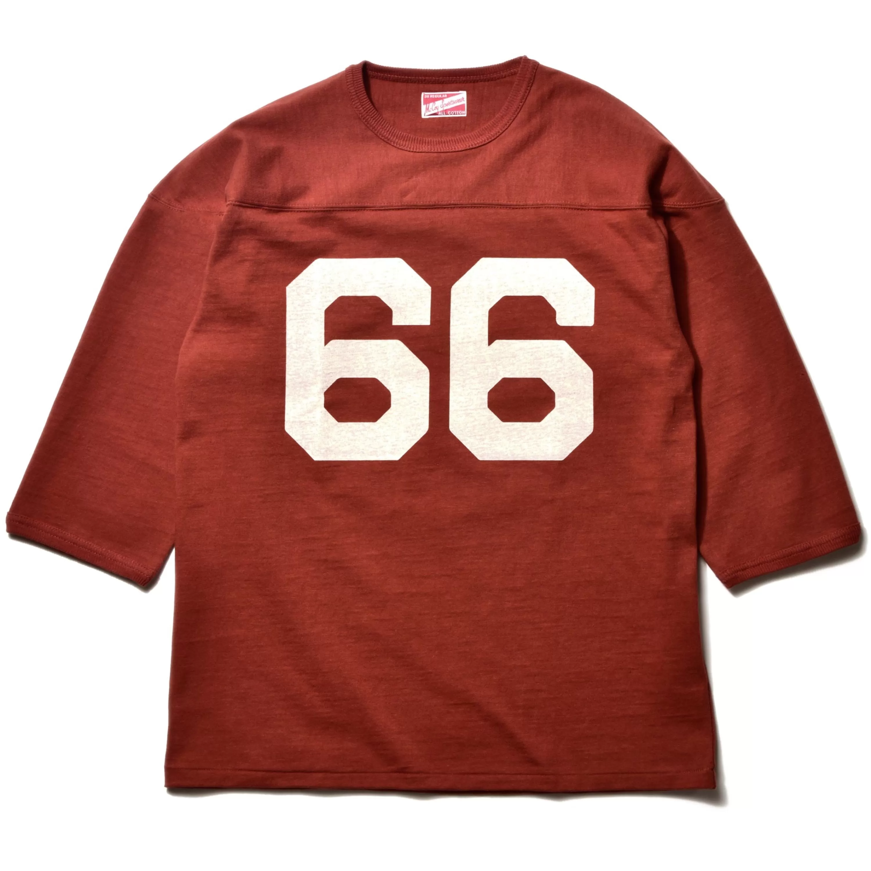 Joe McCoy Football Tee / 66 Brick Red Flash Sale