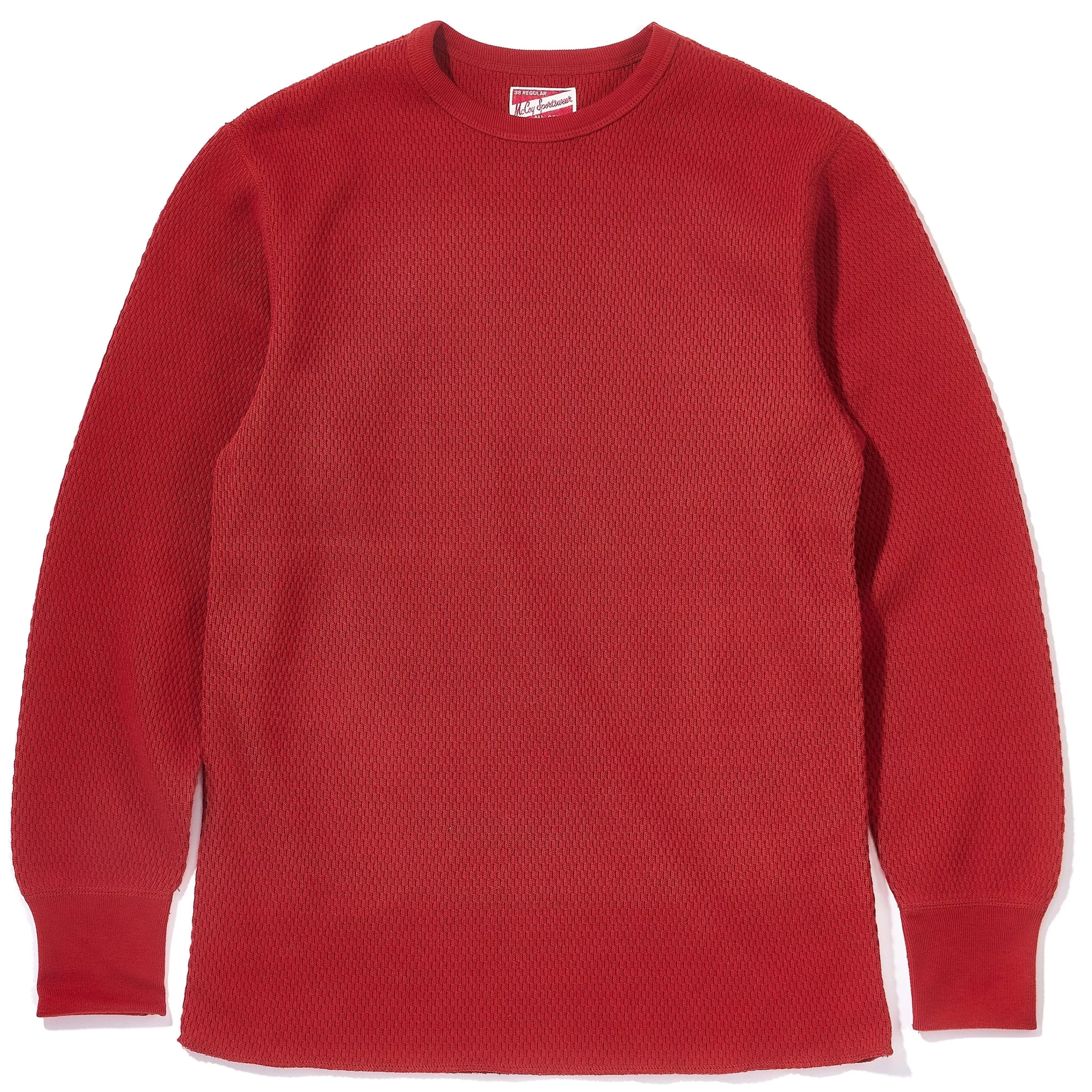 Joe McCoy Honeycomb Thermal Shirt B.Red Store