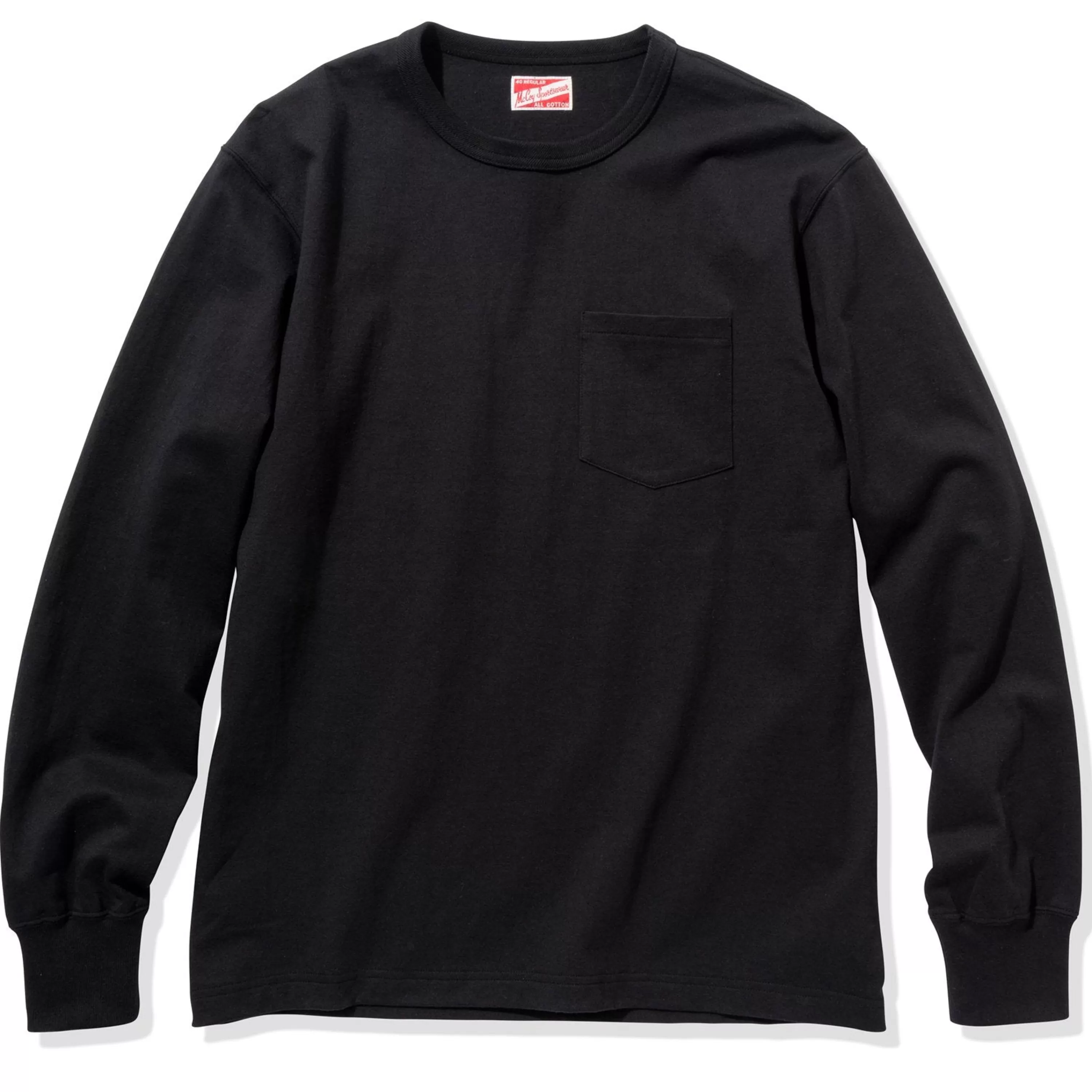 Joe McCoy L/S Pocket T-Shirt Black Flash Sale