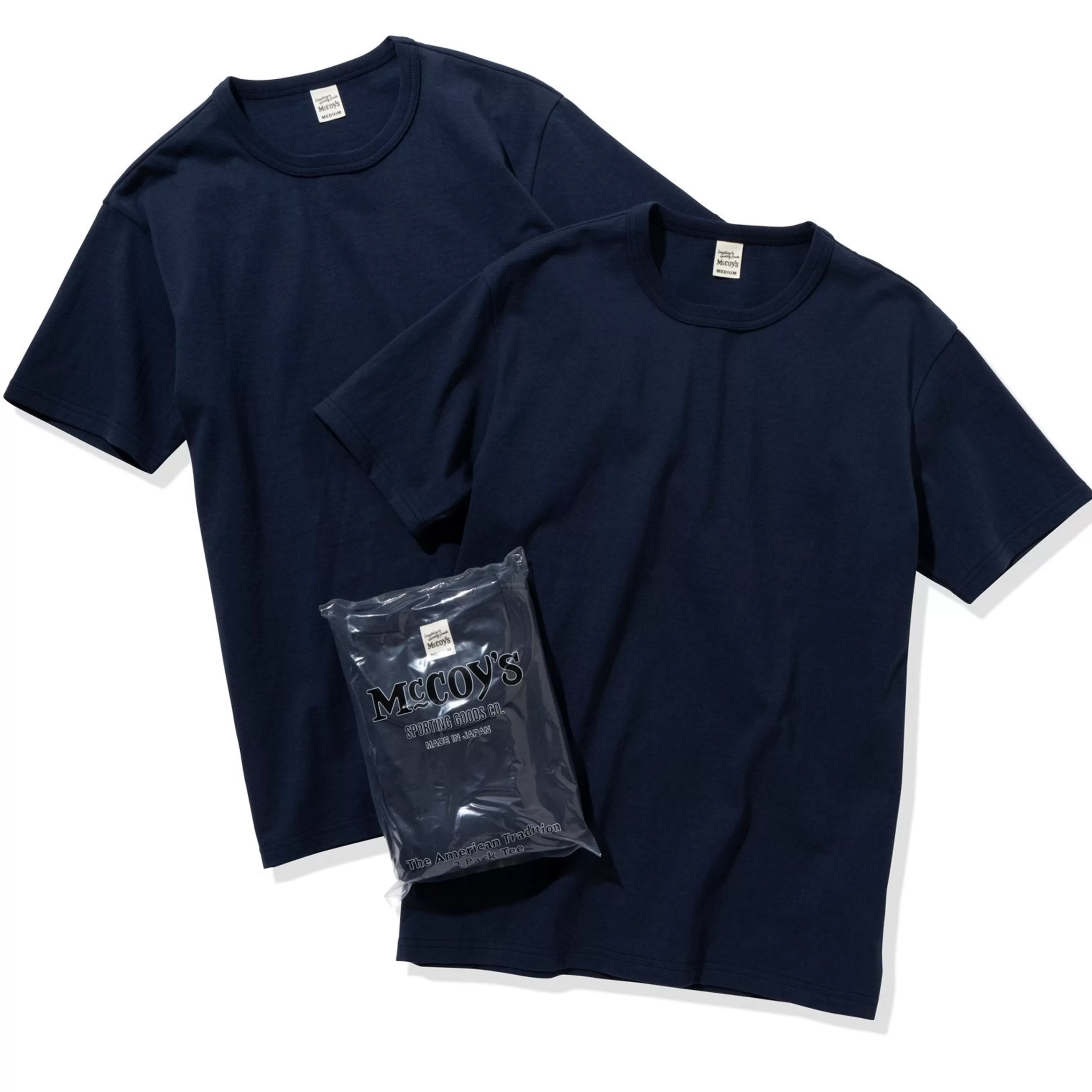 Joe McCoy Mccoy'S 2Pcs Pack Tee 140 Navy Hot