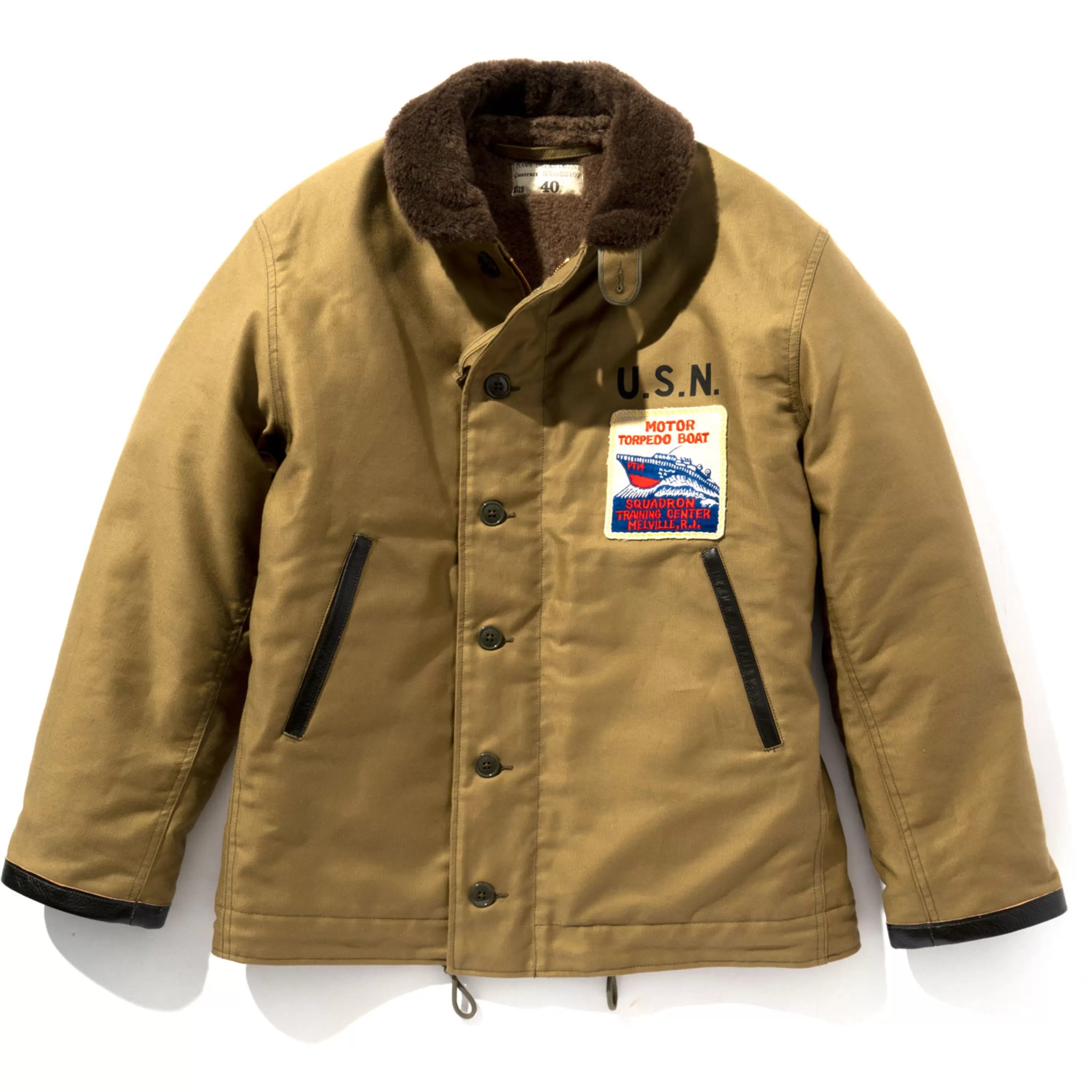 The Real McCoy's N-1 Deck Jacket ( ) / Pt29 Khaki Discount