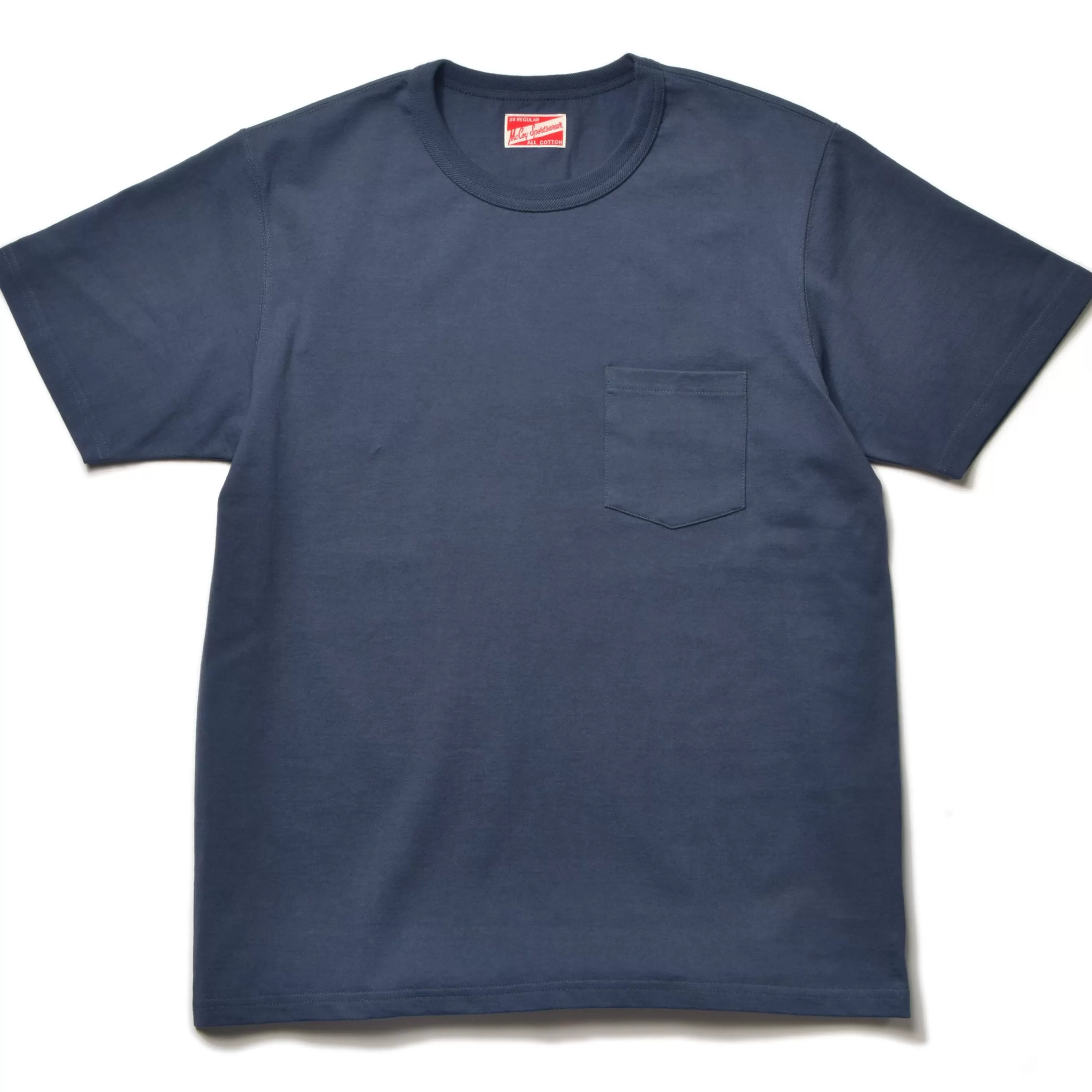 Joe McCoy Pocket Tee 126 Marine Blue Fashion