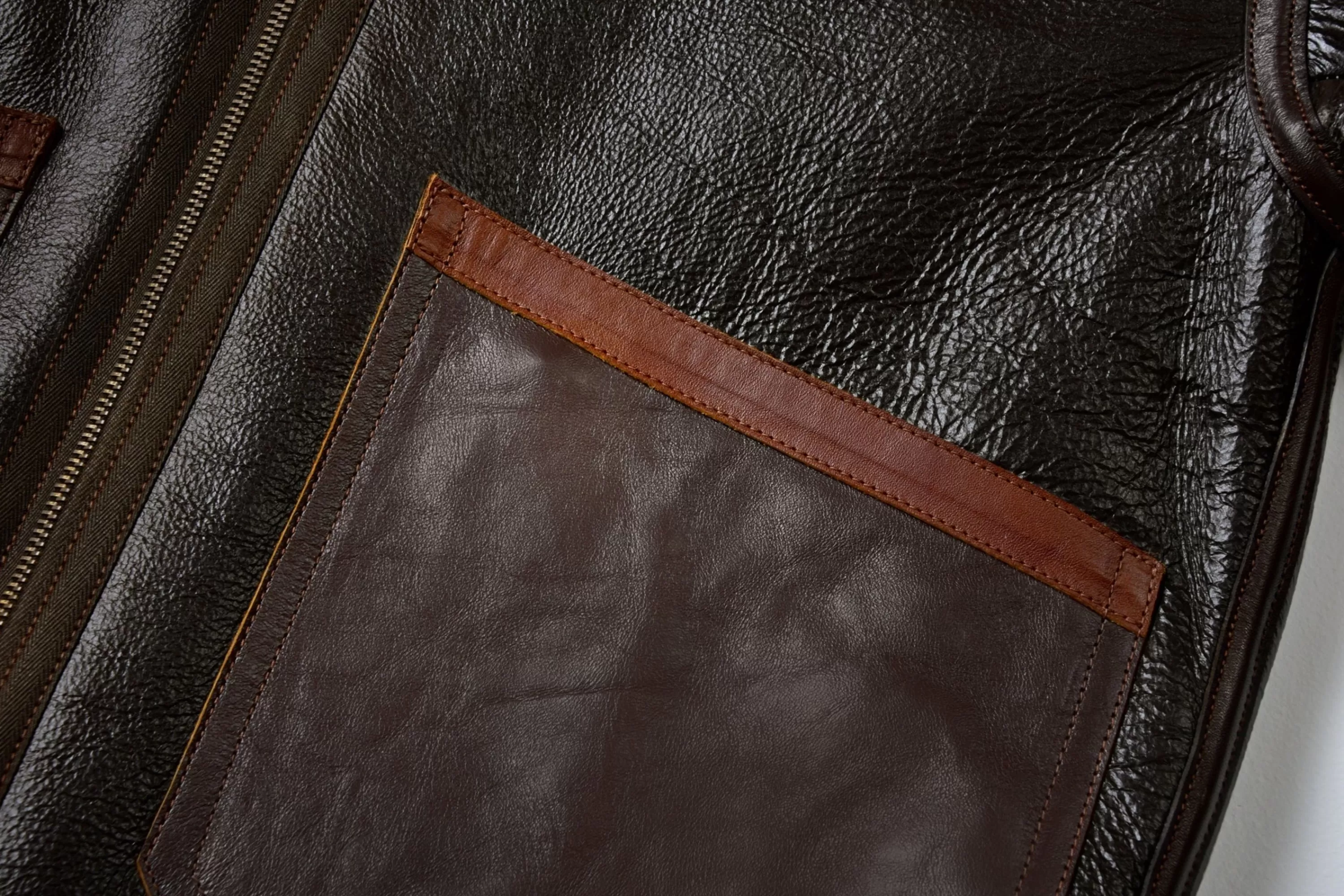 The Real McCoy's Type D-1 / Patch Pocket Modify Seal\Nbrown Hot