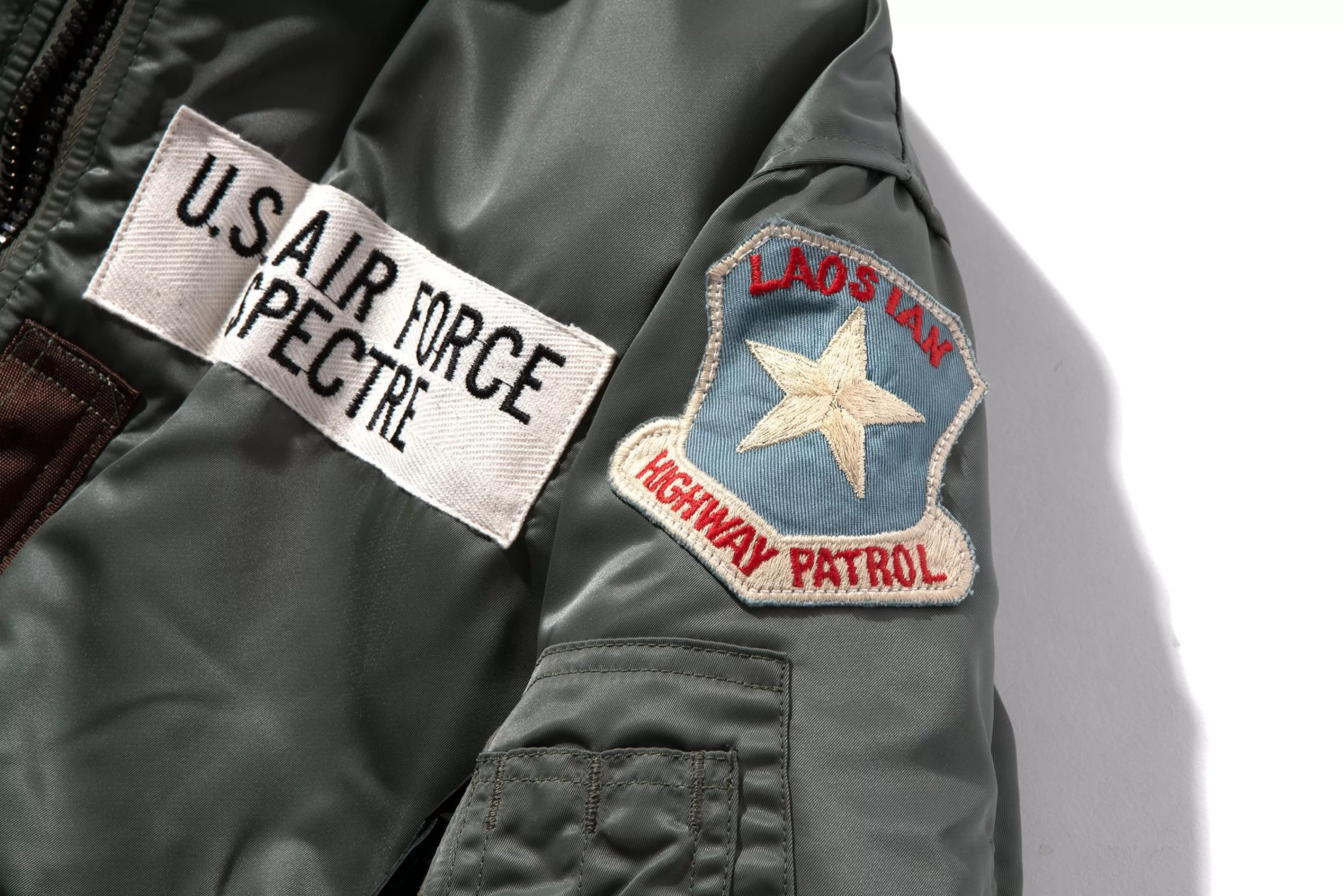 The Real McCoy's Type Ma-1 / Laosian Highway Patrol Olive Cheap