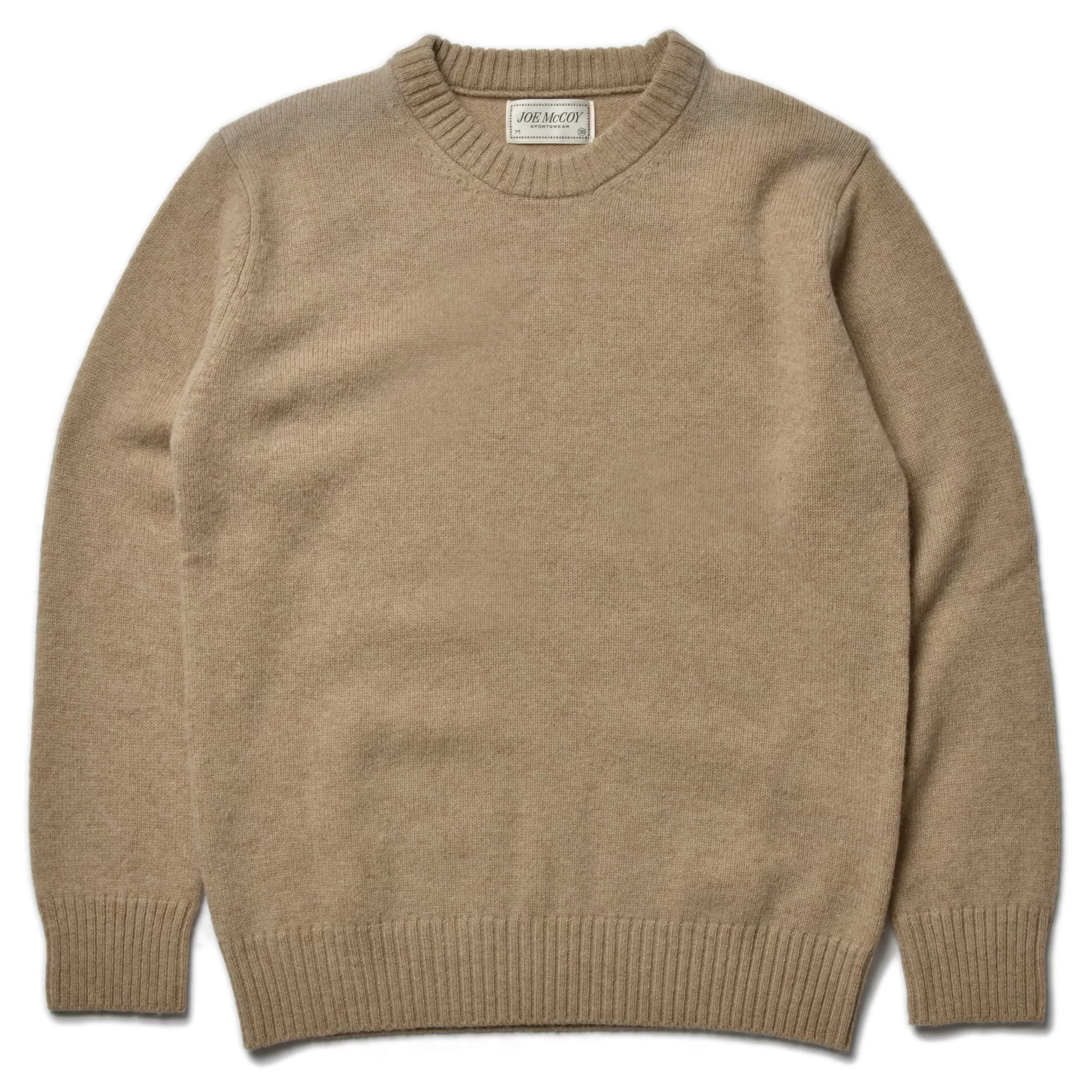 Joe McCoy Wool Crewneck Sweater 041 Beige Shop